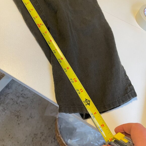 Flax 100% Linen High Rise Pull On Lagenlook Pants M - Picture 10 of 11